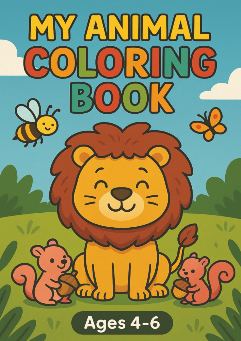 My Animal Coloring Book cover